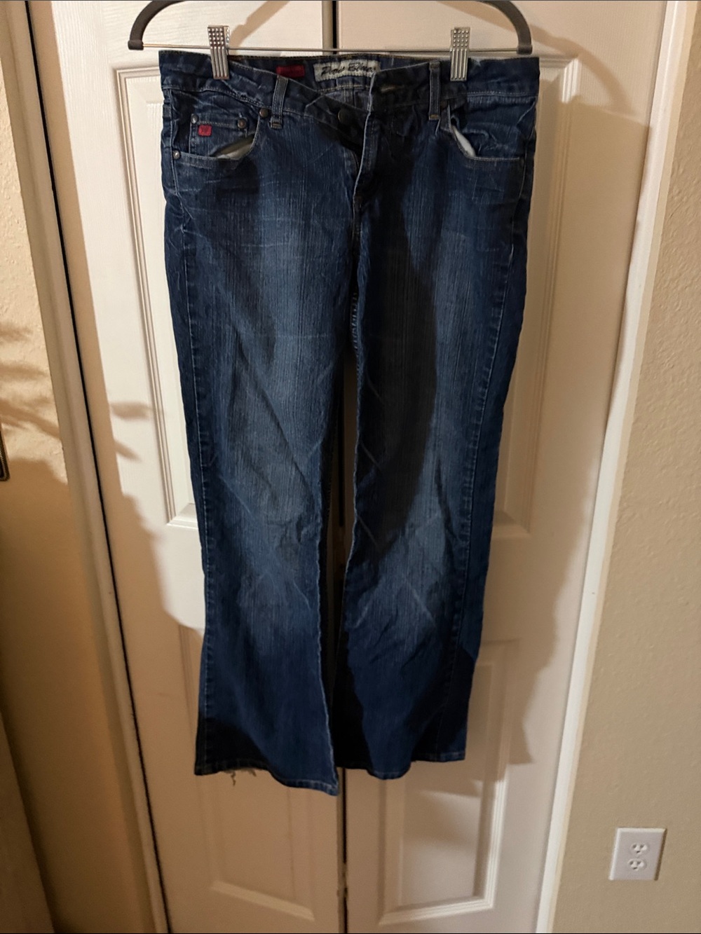 Paris Blues Dark Blue Flare Jeans
